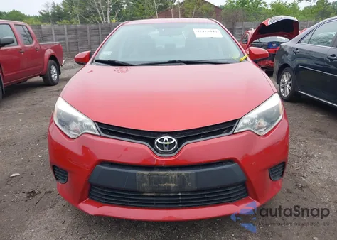 2014 Toyota Corolla Le from USA, damaged, VIN 2T1BURHE0EC039086